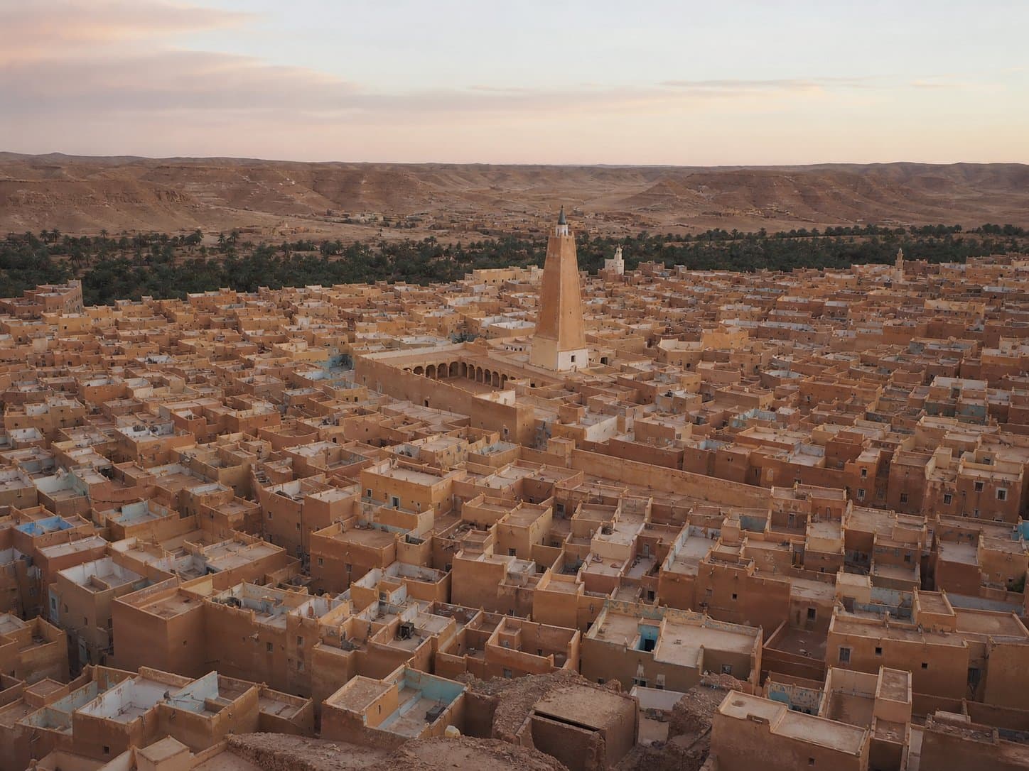 Vue aérienne de Ghardaïa